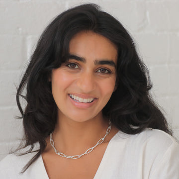 Textured Silver Link Chain Necklace