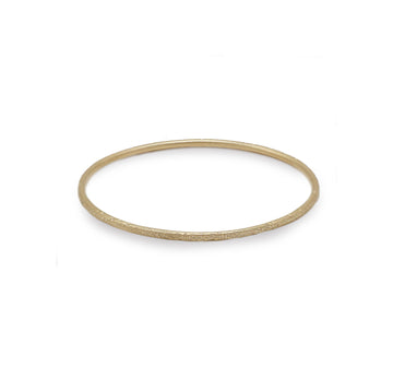 Narrow 9ct Fairtrade Yellow Gold Being Bangle