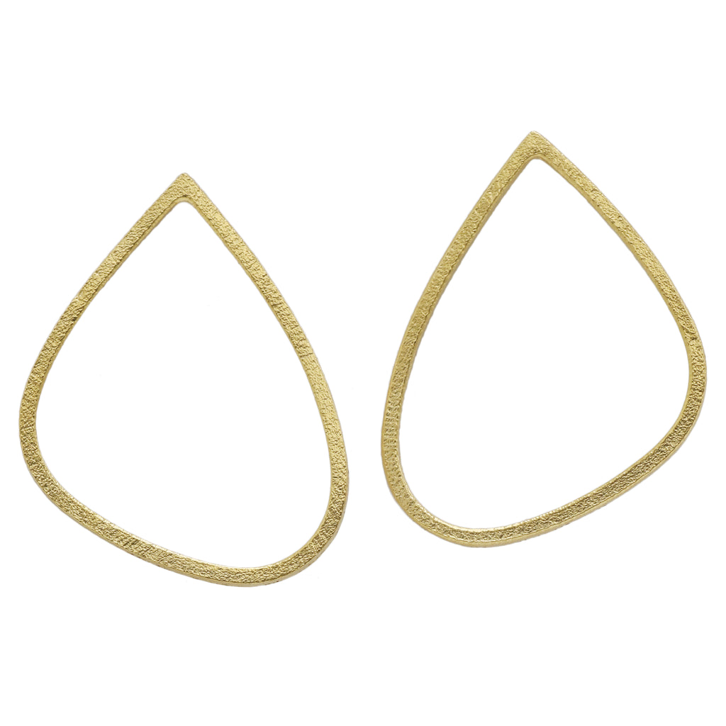 Leoma Drew Large Wing Studs in Gold Plated Silver