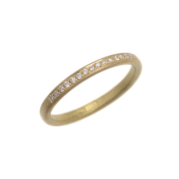 Natalie Harris 18ct Yellow Gold Diamond Half Eternity Ring