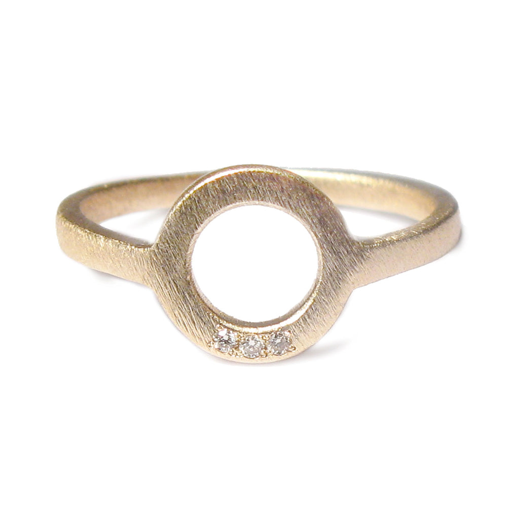 Bespoke - Circle and Diamond Ring