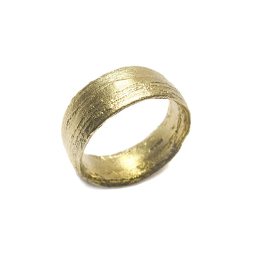 Diana Porter Jewellery unique green gold wedding ring