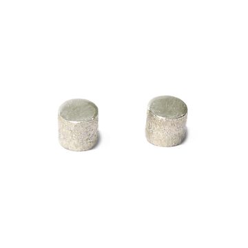 Frosted Silver Ear Studs