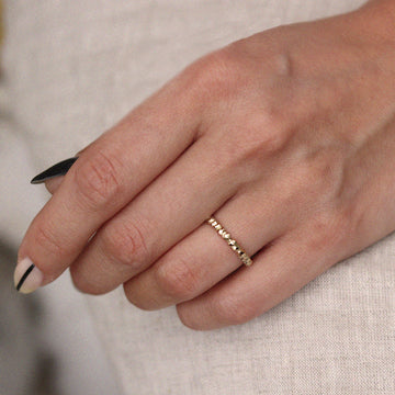 Hannah Felicity Dunne 9ct Yellow Gold Fine Rock Ring