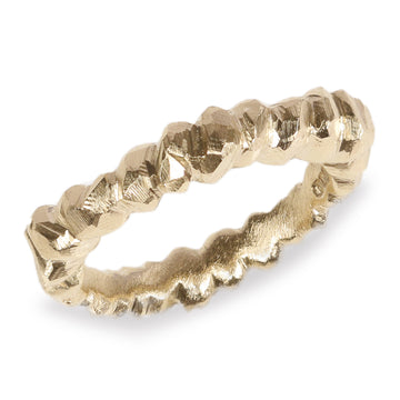 Hannah Felicity Dunne Gold Rock Ring
