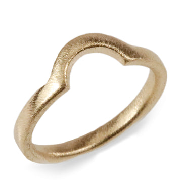 18ct Fairtrade yellow gold fitted wedding ring