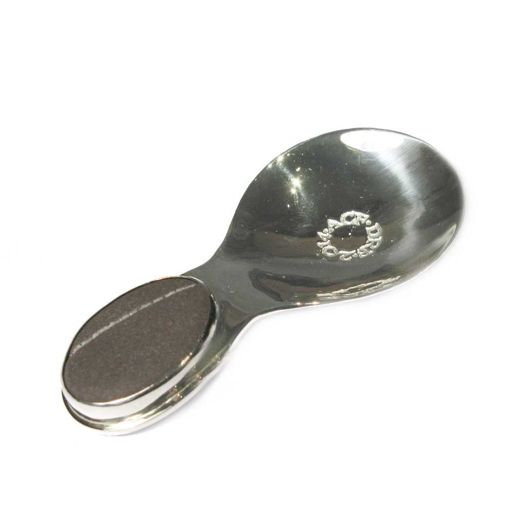 Diana Porter Contemporary Jewellery Bespoke Commission pebble silver spoon