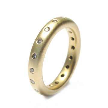 Diana Porter yellow gold eternity diamond ring