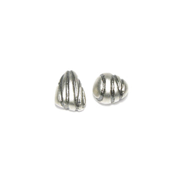 Diana Porter etched and on silver ear studs