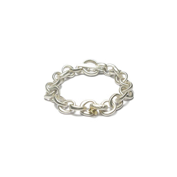 Diana Porter chunky silver handmade link bracelet