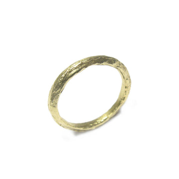 Diana Porter Jewellery contemporary green gold wedding ring
