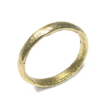 Diana Porter Jewellery unique green gold wedding ring