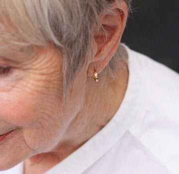 Small 9ct Fairtrade Yellow Gold 'Endless' Hoop Earrings