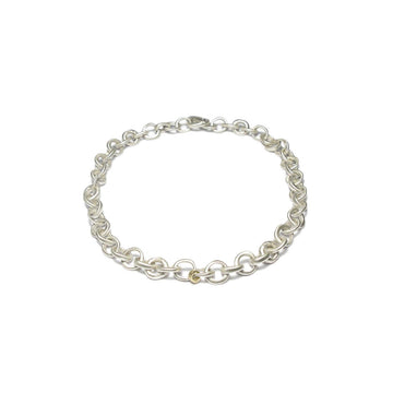 Diana Porter Jewellery contemporary silver and gold bead necklace