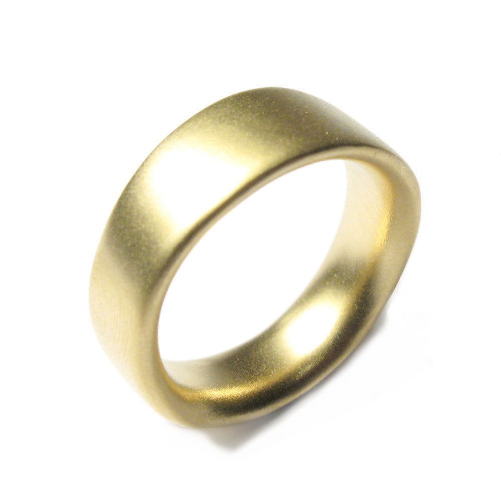 Diana Porter Jewellery contemporary gold mens wedding ring