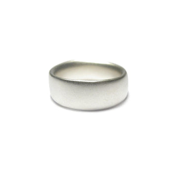 Diana Porter Jewellery contemporary silver or gold mens wedding ring