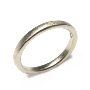 Diana Porter Jewellery contemporary white gold wedding ring