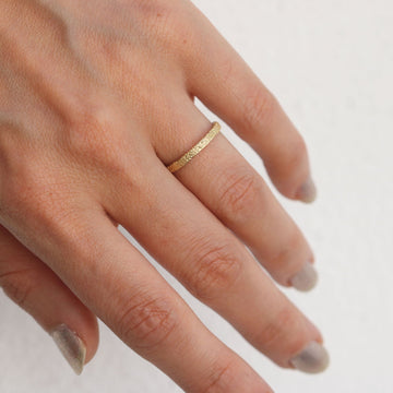 Zoya Dickinson Yellow Gold Butterfly Wedding Ring