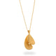 Deco Echo Drop Pendant in Gold Plate