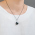 Mizuki Takahashi Tsutsumi Parcel Necklace in Oxidised Silver
