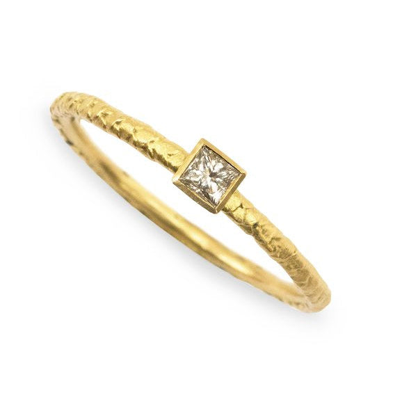 Alison Macleod Catkin Square Diamond Ring