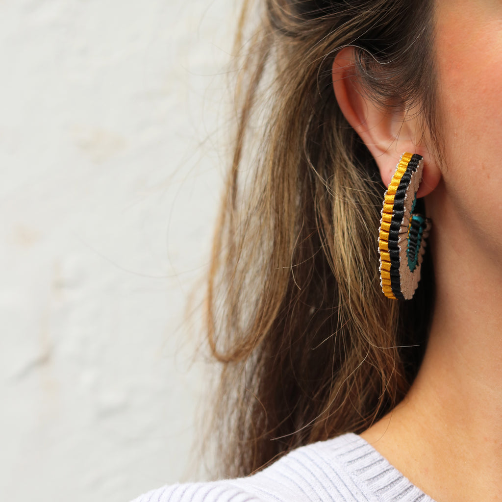 Emma Calvert Braided Chunky Hoops