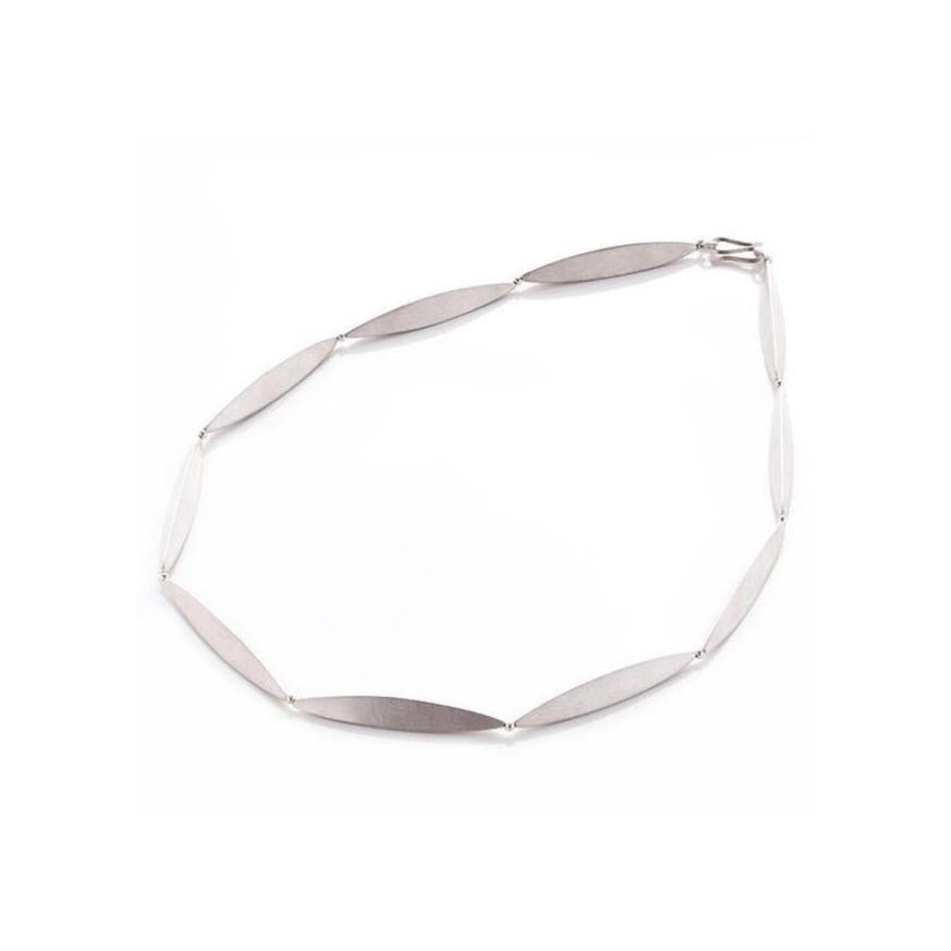 Gerlinde Huth Long Silver Acorn Necklace