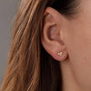 Rachel Jones Mini Triple Gold Speckle Studs
