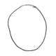 Diana Porter Rough Cut Black Diamond Necklace with 18ct White Gold
