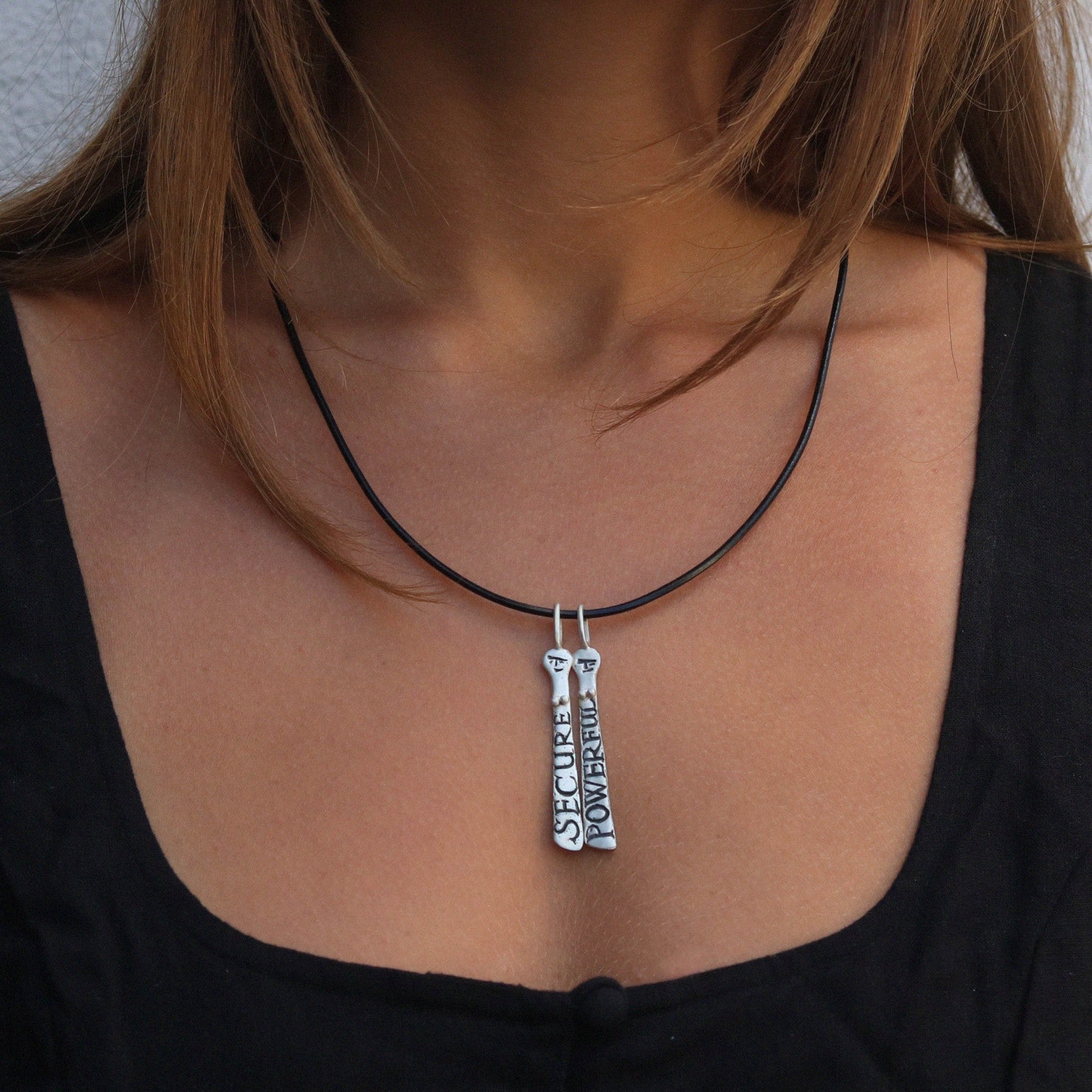 Two Silver Sibyl Necklace