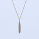 Outlet - Claudia Milic Long Tassel Necklace in Gold Plate