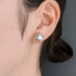 Mizuki Takahashi Silver Tsutsumi Parcel Studs Earrings