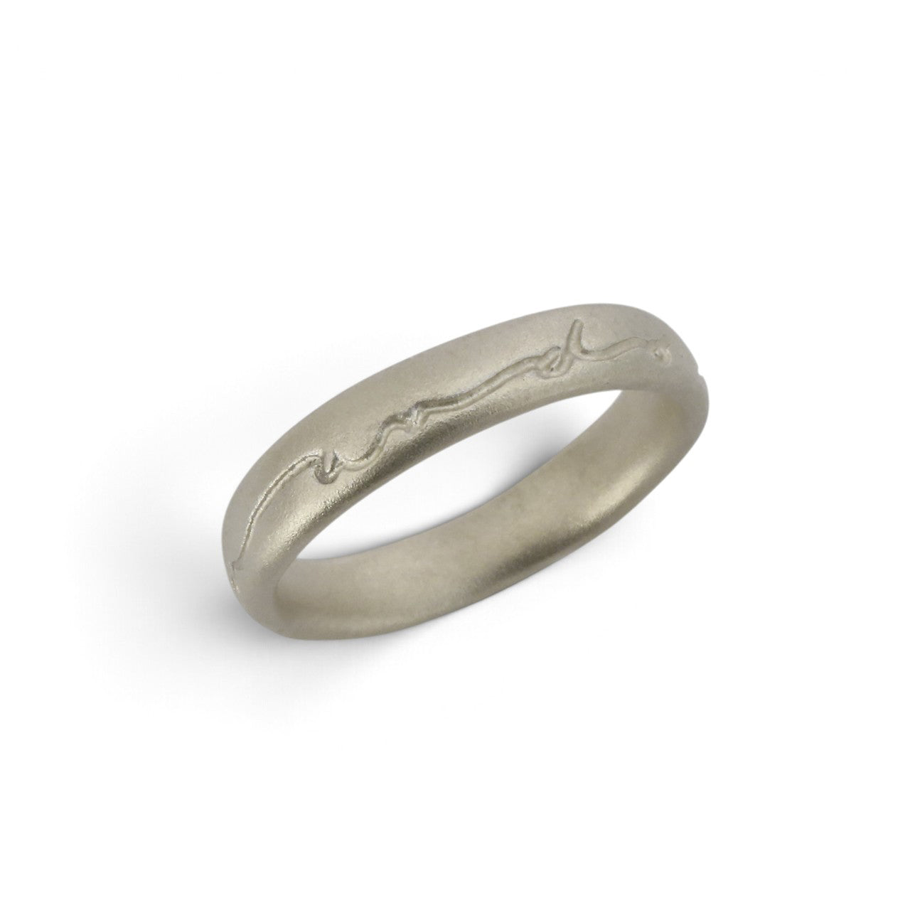 Outlet Diana Porter 9ct white gold  Narrow 'onandon' ring