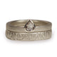 Bespoke - Etched White Gold Wedding Band