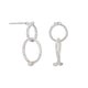 Bonnie Mustoe-Whitehill Silver Stem Drop Studs