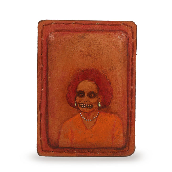 Esteban Erosky 'Teeth and Pearls' Leather Brooch