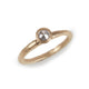 9ct Fairtrade Yellow Gold Ring with Salt and Pepper Diamond