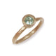 9ct Fairtrade Yellow Gold Ring Set with Sea Foam Tourmaline