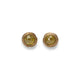 9ct Fairtrade Yellow Gold Studs with Yellow Rose Cut Diamonds