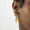 Chalk Jewellery Zaid Carnelian And Pearl Earrings