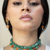 Chalk Jewellery Hiba Carnelian And Aventurine Beaded Necklace