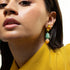Chalk Jewellery Hiba Carnelian And Aventurine Earrings