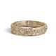 Ethical Gold Ring with Molten Texture 4-4.5mm