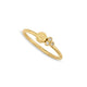 Alison Macleod Catkin Coin Tri Diamond Ring