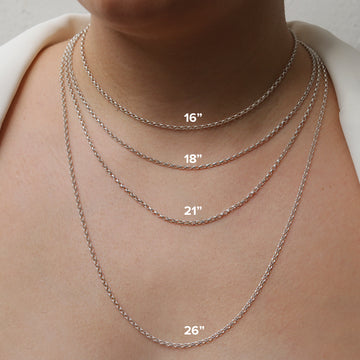 Two Silver Sibyl Necklace