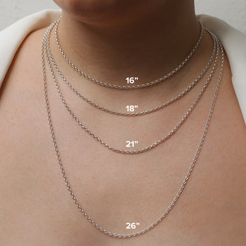 Three Silver Sibyl Necklace