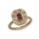 Bespoke - 14ct Yellow Gold Ring with Emerald Cut Cognac Diamond