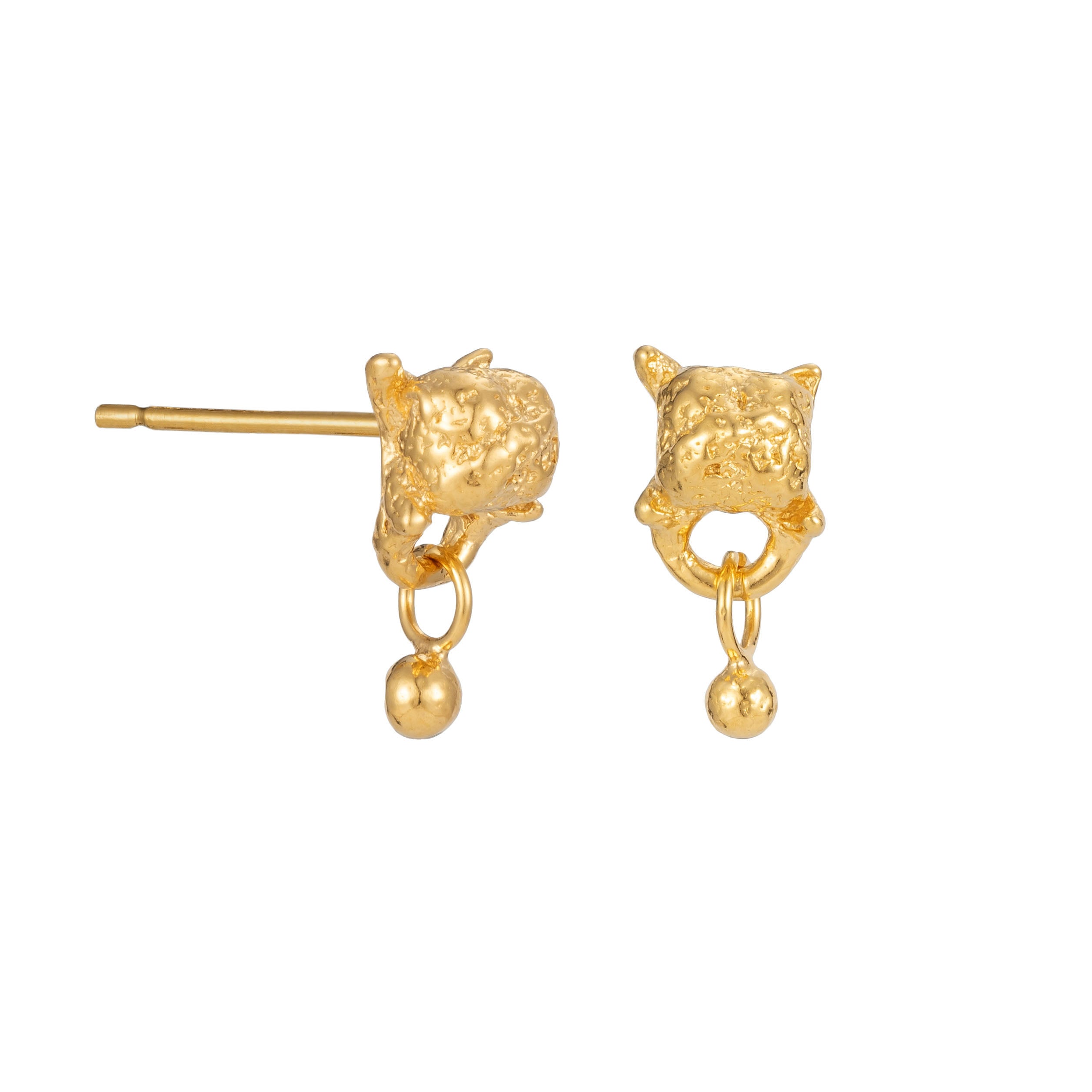 Bonnie Mustoe-Whitehill Gold Vermeil Clove Drop Studs