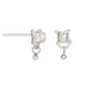 Bonnie Mustoe-Whitehill Silver Clove Drop Studs