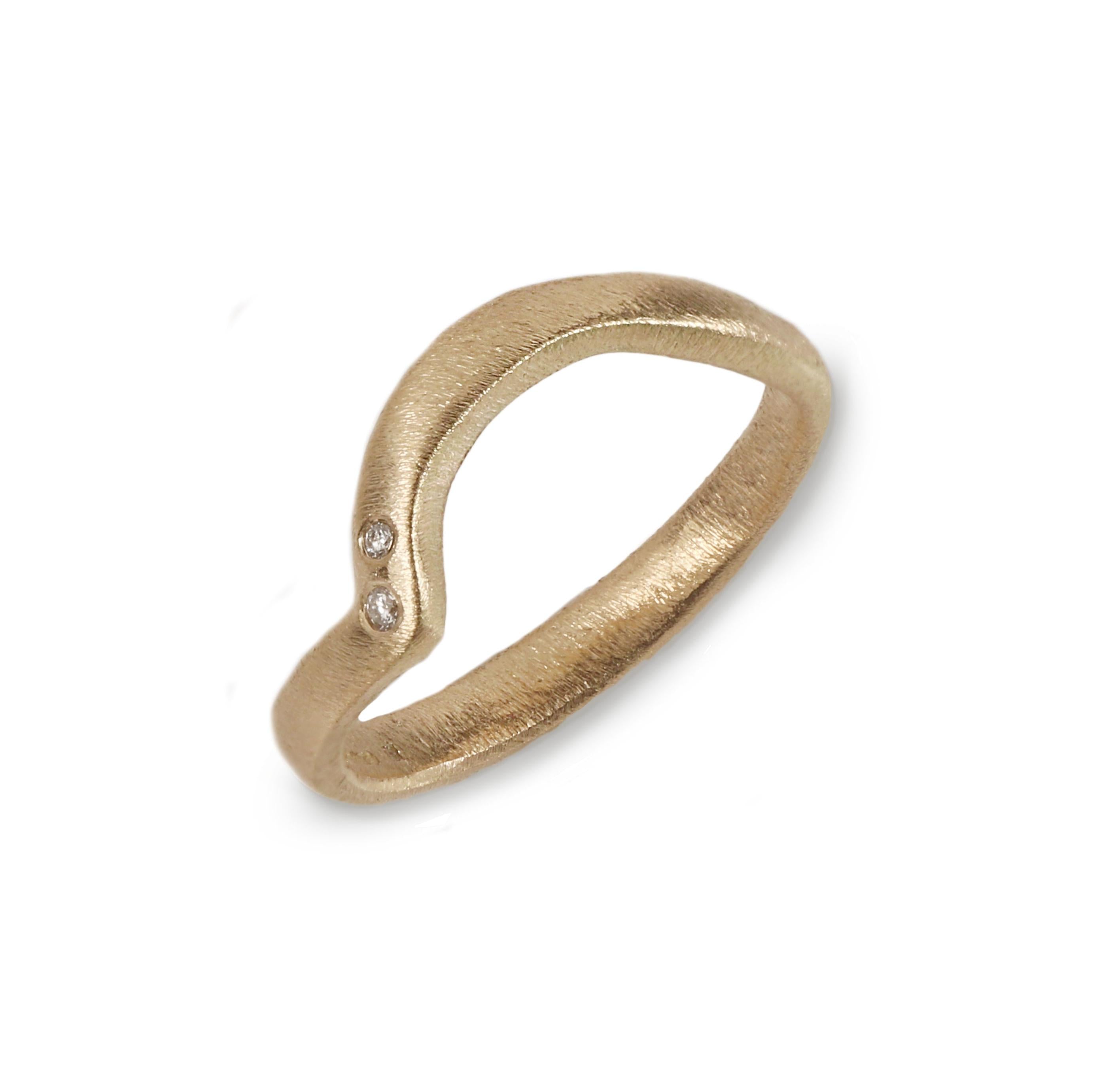 Curved_Wedding_Diamond_Band on a white background 